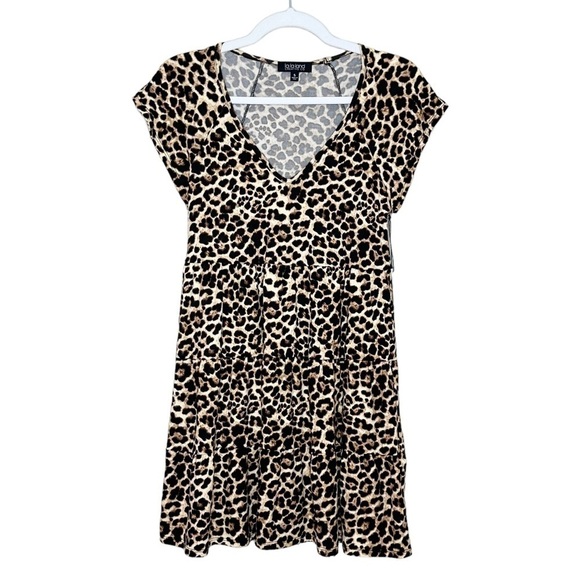 NWT La La Land Small Animal Print Vneck Swing Dress - Picture 1 of 4